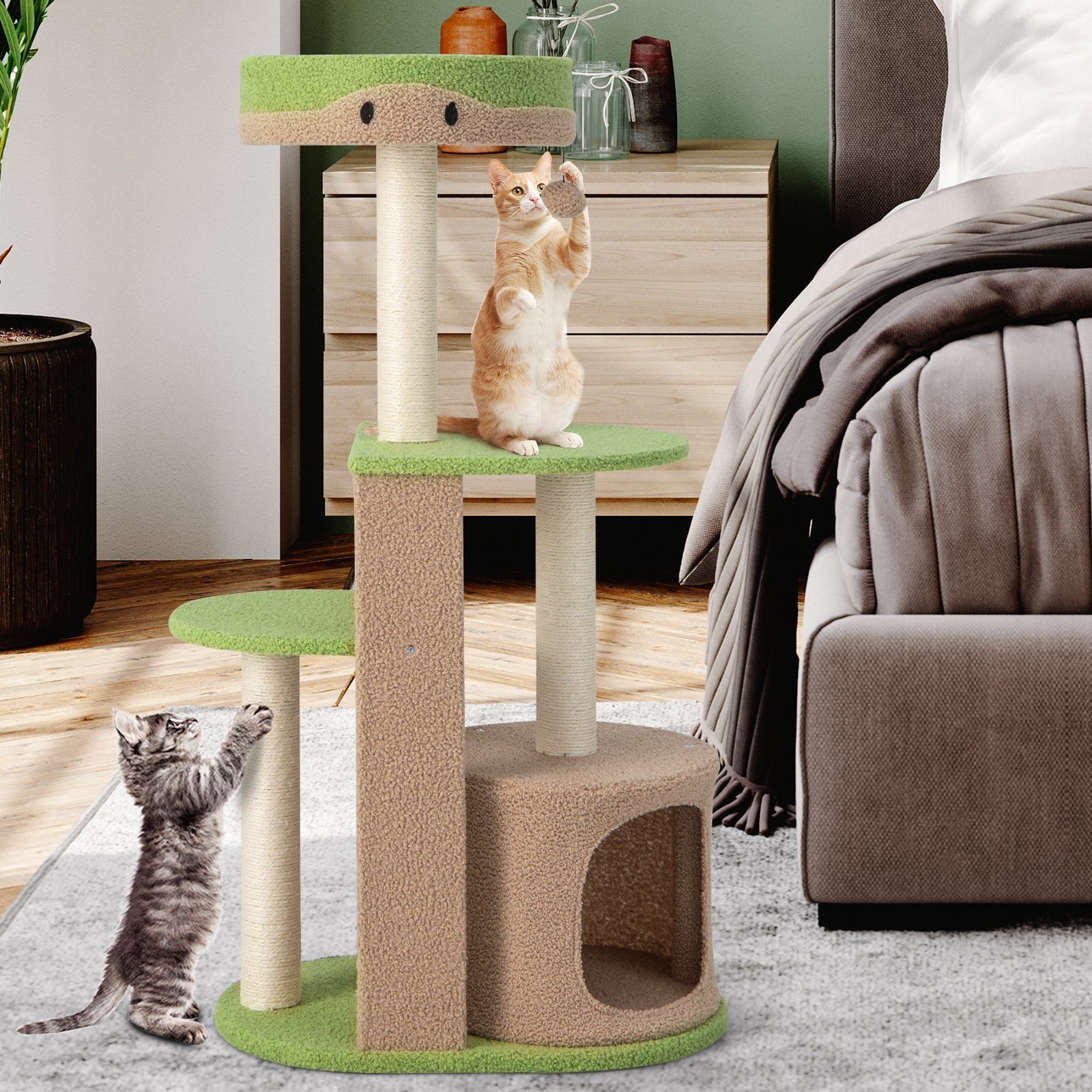 5-Tier Modern Cat Tree Tower for Indoor Cats