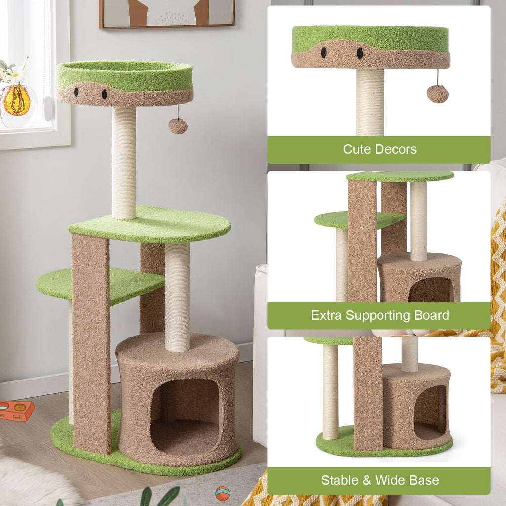 5-Tier Modern Cat Tree Tower for Indoor Cats