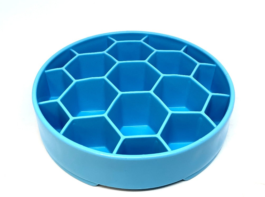 Honeycomb  Deep Slow Feeder Dog Bowl  | USA Made