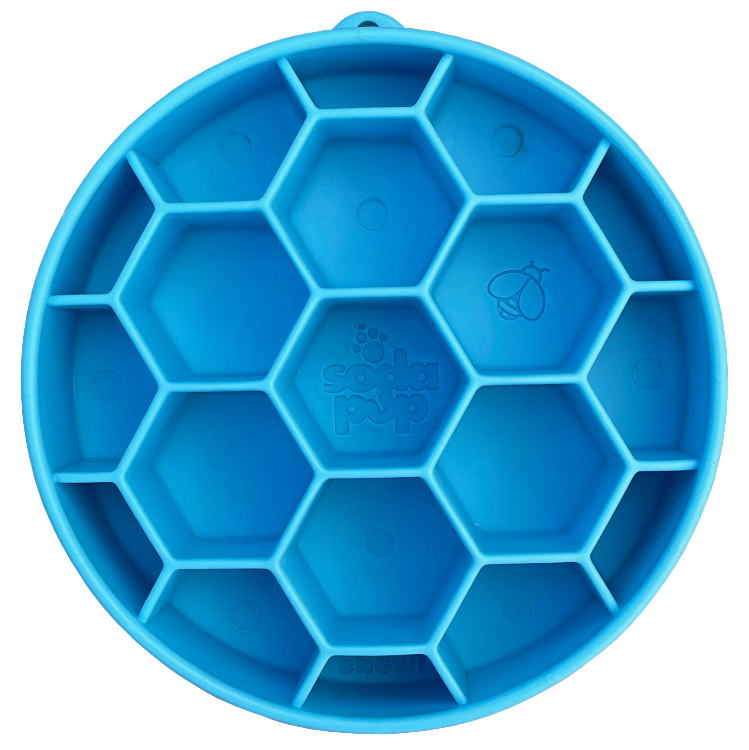 Honeycomb  Deep Slow Feeder Dog Bowl  | USA Made