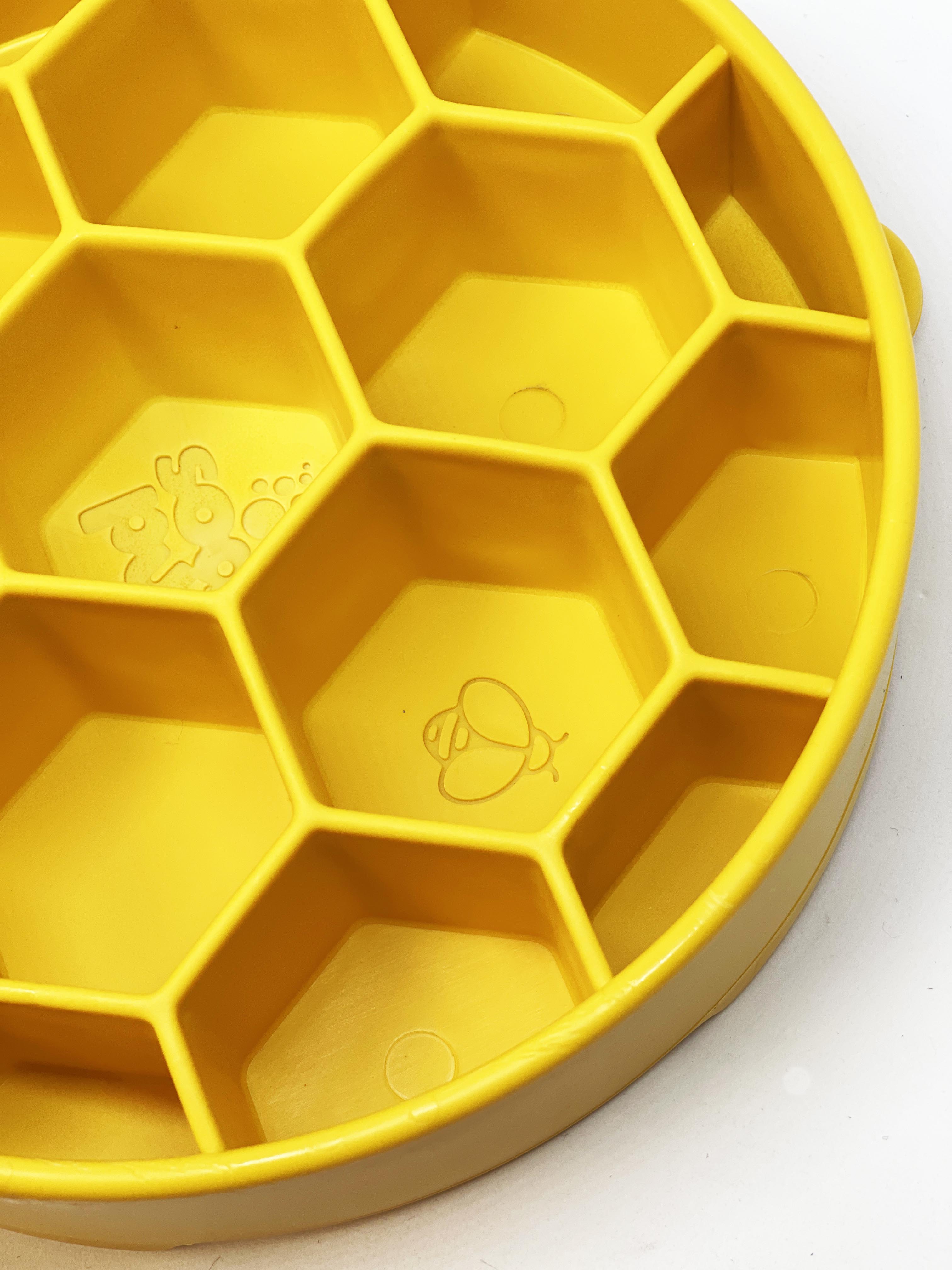 Honeycomb  Deep Slow Feeder Dog Bowl  | USA Made
