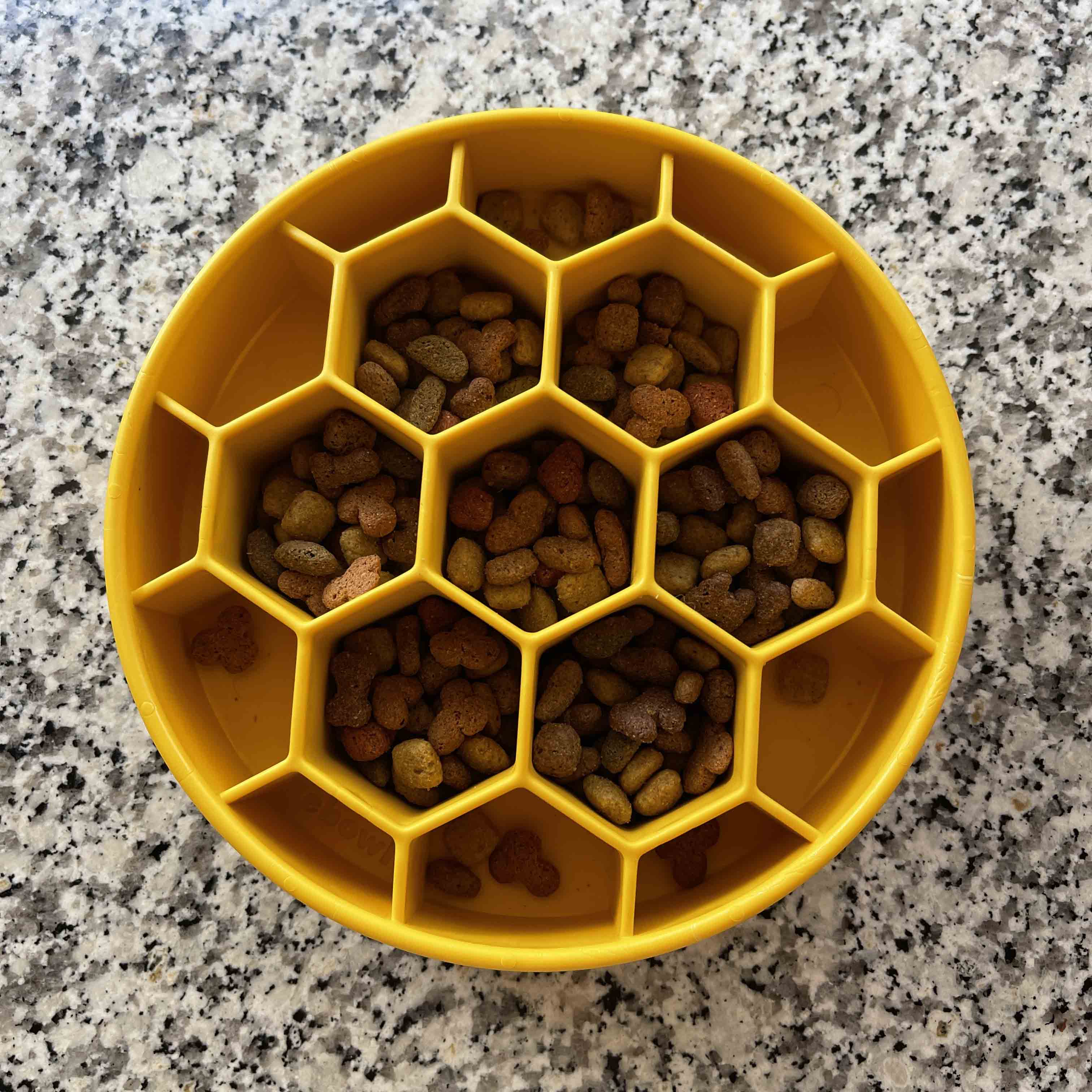 Honeycomb  Deep Slow Feeder Dog Bowl  | USA Made
