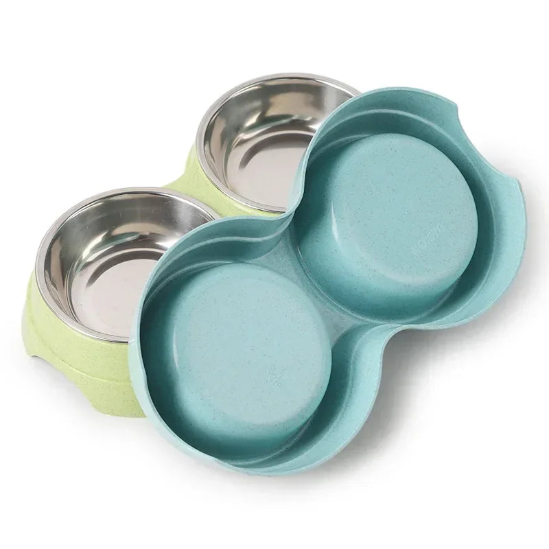 Double Sided Pet Water and Food Bowl