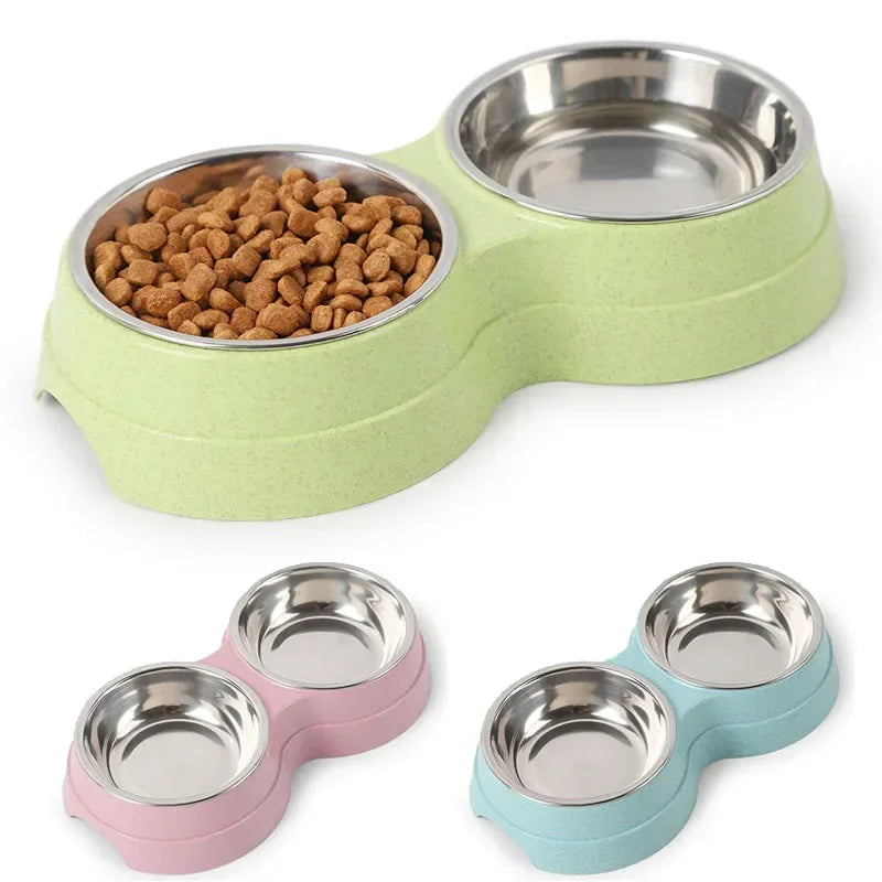 Double Sided Pet Water and Food Bowl