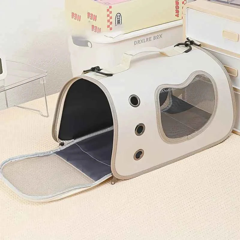 Portable Foldable Pet Carrier Bag for Cats & Small Dogs