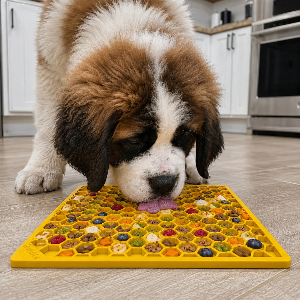Honeycomb E-Mat - Enrichment Lick Mat for Dogs and Cats |