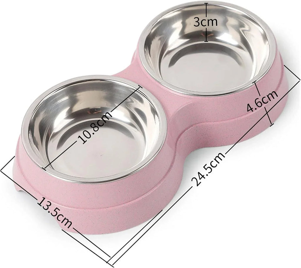 Double Sided Pet Water and Food Bowl