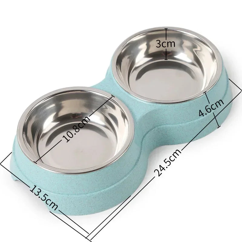 Double Sided Pet Water and Food Bowl